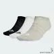 Adidas 襪子 隱形襪 薄款 3入組 白灰黑 IC1328