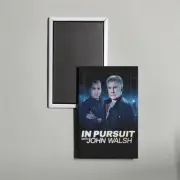 In Pursuit with John Walsh Mini TV Show Poster Fridge Locker Magnet