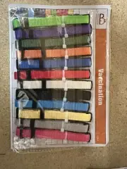 GAMUDA Nylon Adjustable Breakaway Puppy Cat ID Identification Collars 12pk