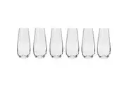 Krosno: Harmony Stemless Flute (230ml) - Set of 6