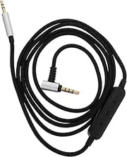 SHINEOFI 1Pc Earphone Control Cable Durable Headphone Connection Wire for Noise Isolating Accessory with Interference Shielding