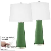 Garden Grove Leo Table Lamp Set of 2 with Dimmers