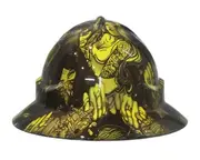 Cool Hard Hats Unisex GANGSTA YELLOW Pro Choice Wide Brim Safety Hard Hat