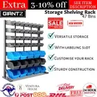 Giantz 47 Bin Storage Shelving Rack Tool Parts Workshop Garage Tools Organiser