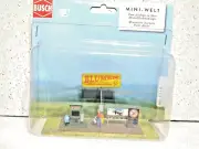 Busch 7714 HO 1/87 Entrance to Cut Your Own Flowers. Mini World New In Package