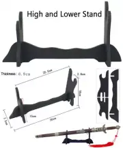 New Samurai Sword Katana Tanto Stand Holder Japanese Sword Display Rack Bracket