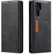 Leather Case for Samsung S23 S22 S21 FE S20 Ultra S10e S9 S8 Plus Flip Cover for Galaxy A72 A52s Note 10 20 Card Slots,Black,for Galaxy S10E