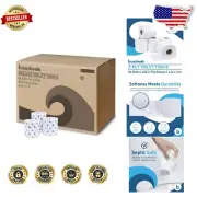 Individually Wrapped 2-Ply Toilet Tissue - Eco-Friendly & Embossed, 38400 Count