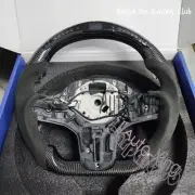 Heated LED Carbon Fiber Alcantara Steering Wheel For BMW M3 M4 M5 M6 M8 G82 G80