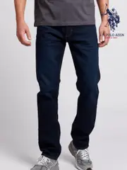 U.S. Polo Assn. Navy Blue Mens 5 Pocket Denim Jeans (B45471) | $150