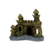 Aquarium Castle Decor Set Betta Shrimp Turtle Fish Tank Hide House