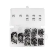 150PCS Circle Hooks Strong High Carbon Steel Fresh and Saltwater Fishing Hook...
