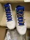 Under Armour UA Curry 2 Gold Rings men sz 15 white/metallic gold/royal GSW NEW