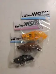 Part time Shrimp Set of 3 TINY SHOP JP Science Patrol One Fest Graveyard Gallery