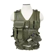 NcSatr CTV2916G Tactical Vest - Medium / XL - Green