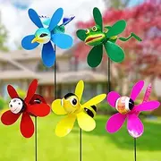 Garden Pinwheels Whirligigs Wind Spinner Windmill Yard Decor Lawn Decorations Hummingbird Decorative Garden Stakes Outdoor Whirlygig Windmills Gardening Art Whimsical Gifts