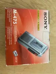 Sony Microcassette Recorder Clear Voice Plus with 1 micro cassette tape