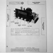 Radio Craftsmen Model RC-8 - SAMS Photofact ™ 1949 - New NOS