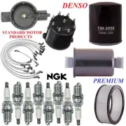 Tune Up Kit Filters Cap Wire Spark Plugs For CHEVROLET G10 V8 5.0L 1987-1993