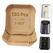 Small Air Fryer Liners Disposable 2 Qt for COSORI 2.1 Qt Air Fryer, Parchment