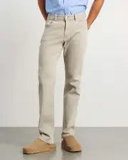 [Jag] Jag Men's Flynn Garment Dye Jeans In Stone Neutrals Size 40 40 Neutrals