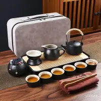 在飛比找蝦皮商城精選優惠-旅行茶具小套裝戶外茶盤便攜式收納包傢用簡約泡茶壺陶瓷茶杯茶海