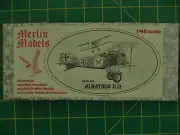 RARE -- Albatros D.II model kit WWI German Airplane Merlin No. Q/1 1:48 scale