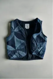 ZARA Kids x SEA NY Patchwork Denim Vest - Size 9–10 - NWT