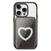 PowerThru Power Bank Slim Power Bank MagSafe Compatible Gothic Pearly Heart