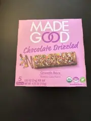Made Good Chocolate Drizzle Granola Bar Birthday Cake Flavor 4 Boxes Organic