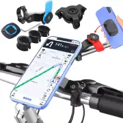 Motorcycle Mount Release Quad Lock Stand Bike Phone Holder Universal Bicycle