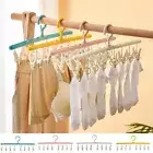 Windproof Sock Laundry Airer Hanger Plastic Clothes Drying Rack for Home