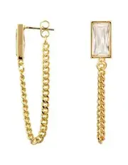 [Mocha] Zahar Pascale Gold Earrings