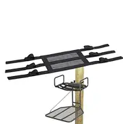 Mesh Replacement Seat for Ladder Stand, Adjustable Hunting Seat Tree Stand Seat, Breathable Self-Locking Buckles Hunting Tree Stand Accessories