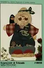 Scarecrow & Friends Applique Scarecrow Figure Sewing Pattern Primitive Autumn
