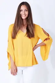 Paulette Blouse--FA-9410TWFA