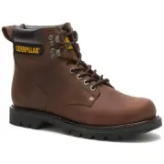 CAT Caterpillar P72593 Men's Second Shift Soft Toe Work Leather Boots Shoes