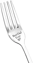 Dad Fork Gifts from Daughter Son - Best Dad Ever Forks for Daddy Ftahers Day Gifts for Papa Dad Husband from Wife Father Gifts from Kids Christmas Birthday Gifts for Dads Daddy Ice Cream Fork