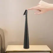 Cordless LED Table Lamp Rechargeable Portable with 3 Adjustable Brightness Levels-Black