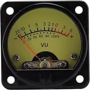 VU Panel Meter Professional Audio Level Amp with Driver Board LED Light for Sound System DIY Enthusiasts (CQ-45H)