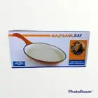 RACHEL RAY Enamel coated Cast Iron Oval Fajita Skillet Single serving Fry Pan