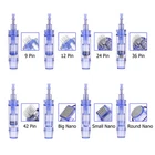 10Pcs Replaceable Cartridges Skin Derma 42 Needles Micro Needle Pen New