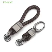 在飛比找蝦皮購物優惠-PEWANY皮革鑰匙扣創意時尚鑰匙夾掛繩鑰匙圈汽車鑰匙圈鑰匙