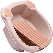 Wash Board and Basin for Hand Washing Clothing Lightweight Easy to Carry for Baby Outdoor