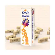 King's Tower Wooden Blocks Tumbling/Stacking Game Night Party Playing Toy 8y+