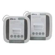 Urban Ethos Square Nesting Bowl Duo 900ml/1.5L Grey Combo Set