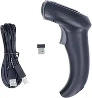 ViaGasaFamido 2D Barcode Scanner, QR Code Reader, Wireless, Large Capacity, with Built-in Battery, 640 X 480, CMOS, 2.4 G, Wireless Transmission for Warehouse Computer for Warehouse Management