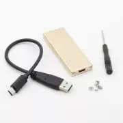 USB 3.1 C to M.2 NGFF SATA SSD Hard Disk Case Enclosure 6Gbps SATA 3.0 for 22...