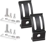 AIMALL 2X Mounting Brackets Rotating Slide Base Mounts AL Alloy for LED Work Light Bars - Universal Slide Base Mounts, Durable for Off-Road & Work Lighting