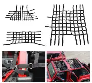 4PCS Luggage Cargo Trunk Net Mesh Roof Top Net for Jeep Wrangler 07-18 JK